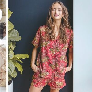 Printfresh Bagheera Scarlett PJ short set